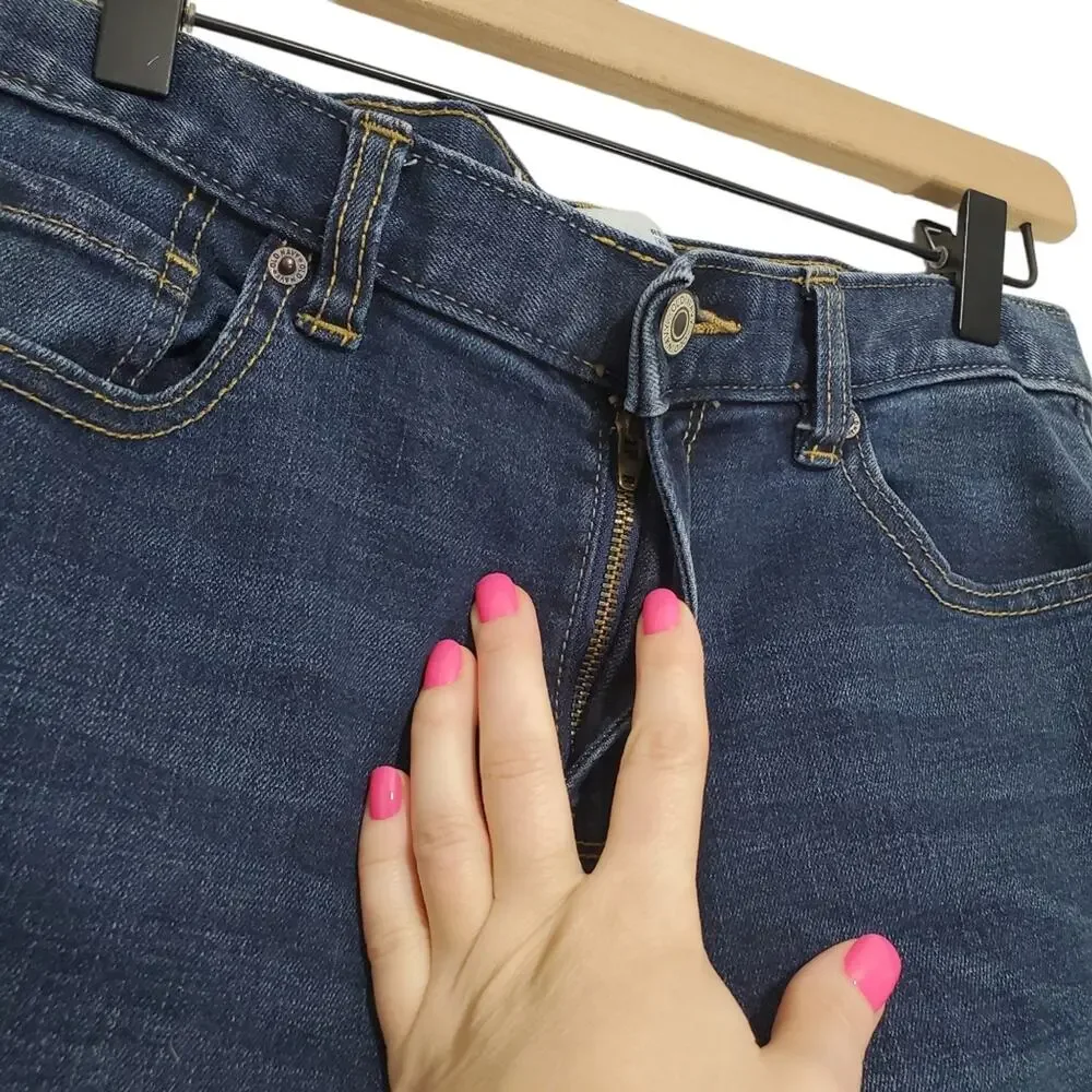 Old Navy | Relaxed Slim Adjustable Waist Boy's Dark Denim Jeans